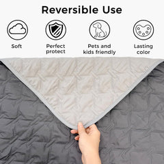Double-Sided Waterproof Pet Blanket for Dogs & Cats, 50×70cm