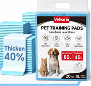 Dog Pee Pads, 20pcs 60x90cm Absorbent Disposable Training Pads