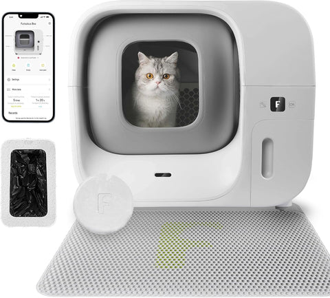 Self Cleaning and Packing Litter Box,Automatic Cat Litter Box