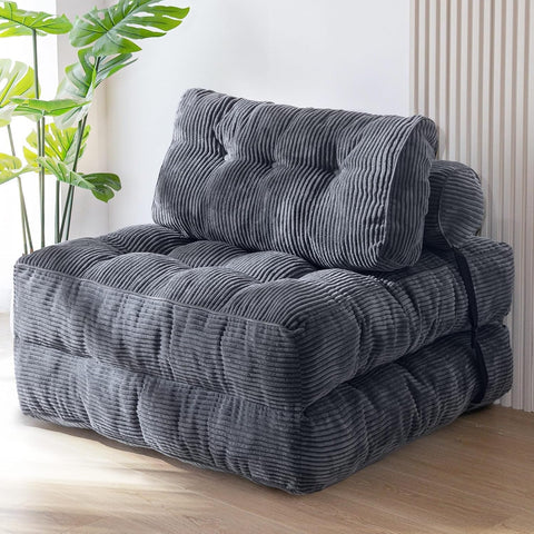 Folding Sofa Bed - Convertible Sleeper Chair with Pillow