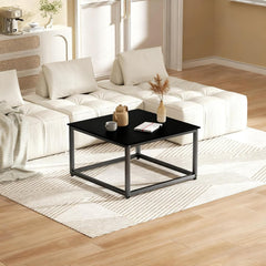 80cm new coffee table Side End Table for Living Room, Bedroom, Office, charcoal and Ink Black