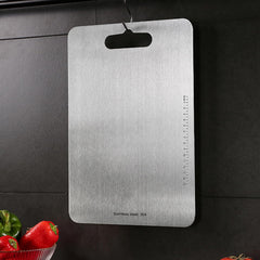 Chopping Board, 304 Stainless Cutting Board for Kitchen, 36x25cm
