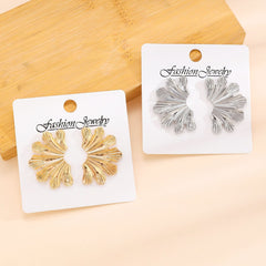 New geometric square love star stud earrings - Nimall