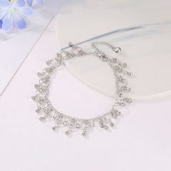 Accessories Fashion Beach Dance Yoga Rhinestone Fringed Anklets - Nimall