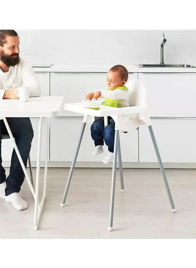 Adjustable high chair with food tray and safety belt for children LK081 - Nimall