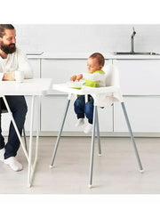 Adjustable high chair with food tray and safety belt for children LK081 - Nimall