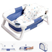 Baby Bath Tub with Soft Cushion & Thermometer LK044 - Nimall