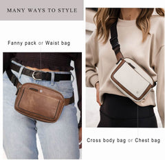 Belt Bag for Women, PU Leather AL255 - Nimall