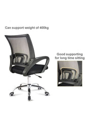 Black Adjustable Office Chair 25x55x50 cm NO002 AL152 - Nimall