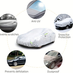 Car Cover UV Protection Scratch Prevention Snow/Ice Resistant Dustproof - Nimall