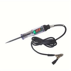 Car Test Pen Circuit Tester, DC Truck Voltage Digital Display Long Probe Pen With Light, Automotive Diagnostic Tools Auto Repair Tool - Nimall