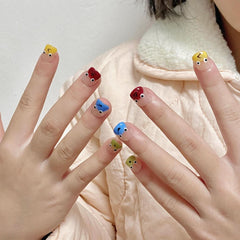 Children wear armor Children's armor Cartoon Pikachu Bow Nail Art Cute children wear Reuse - Nimall