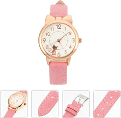 Children's cartoon cat quartz Classic watch EL048 - Nimall