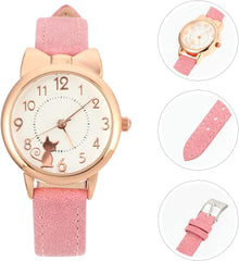 Children's cartoon cat quartz Classic watch EL048 - Nimall