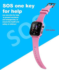 Children's smart watch pink EL026 - Nimall