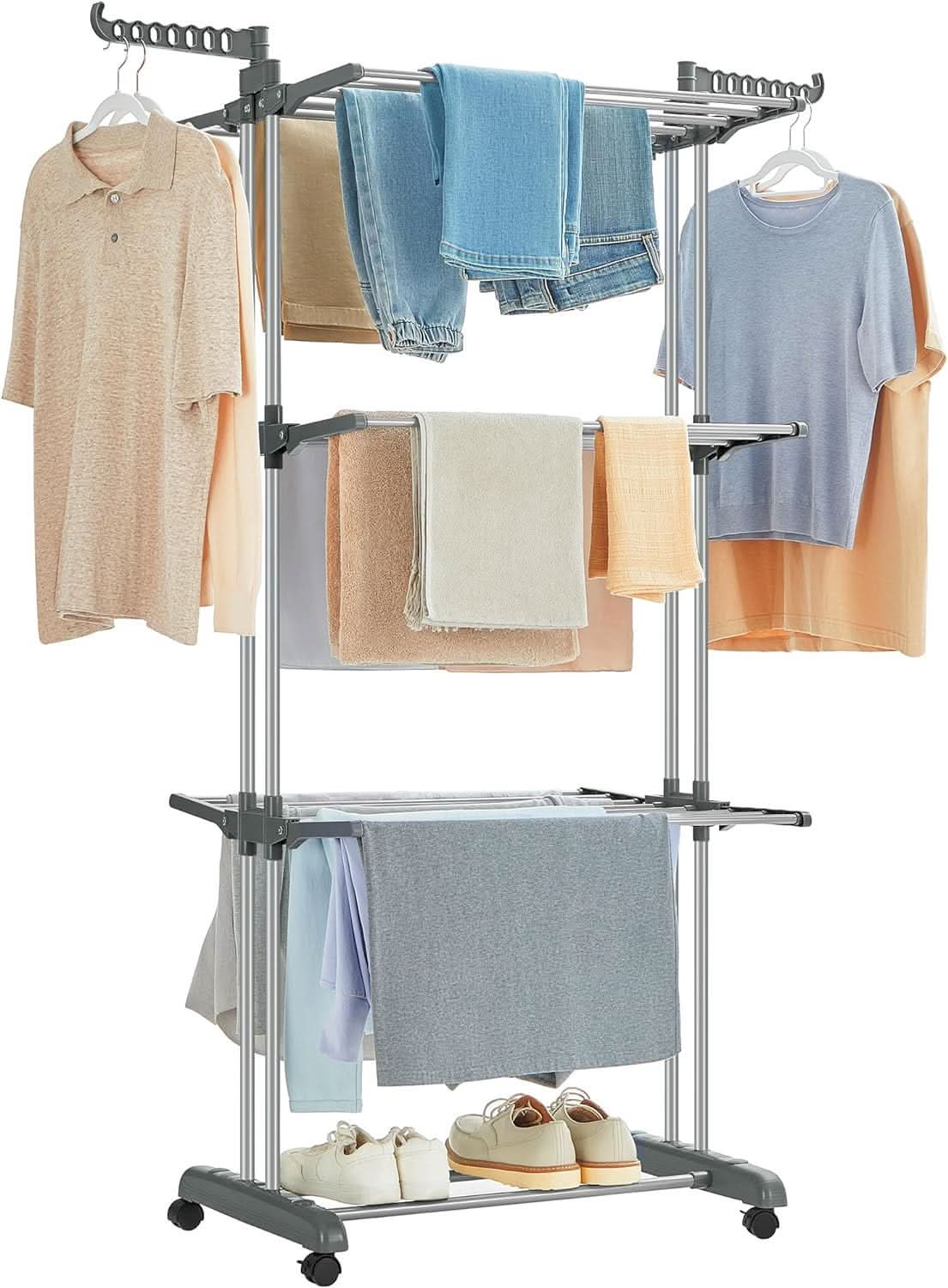 Clothes Drying Rack Stand 4 - Tier AL205 - Nimall