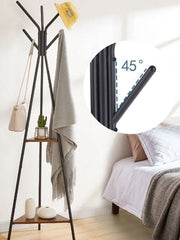 Coat Rack Small Metal Clothes Rack Floor Standing NH021 AL182 - Nimall