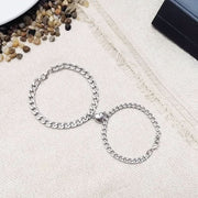 Cold wind love bracelet magnet bracelet niche couple jewelry - Nimall