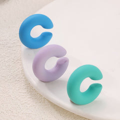 Color Matte Candy Color Hole - free Ear Clips Female Ear - free Ear Bone Clips - Nimall