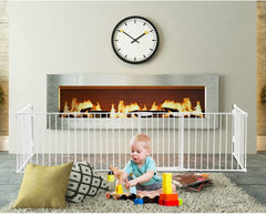 Costzon Baby Safety Gate, 6 - Panel Fireplace Fence LK032 - Nimall