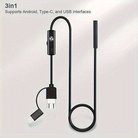3-in-1 Type-C USB Inspection Camera