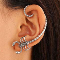 Dark Scorpion Ear Hanging Ear Clip Creative Simulation Design Ear Bone Clip - Nimall