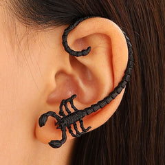 Dark Scorpion Ear Hanging Ear Clip Creative Simulation Design Ear Bone Clip - Nimall