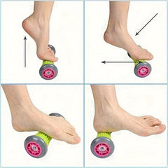 Deep Tissue Foot Massager Roller - Relieves Plantar Fasciitis & Arch Pain, Fatigue Alleviation, Ideal for Feet, Legs & Hands - Nimall