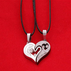 Devoted puzzle couple necklace - Nimall