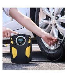 Digital Car Tyre Inflator Air Compressor with Auto Stop and LED Light 12V Fast Portable Air Pump - Nimall