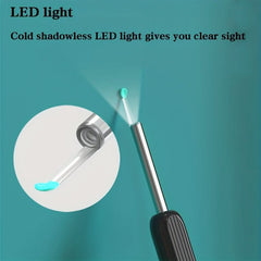 Earwax Removal Tool With High - resolution Camera 360° Angle Of View And 6 LED Lights - Nimall