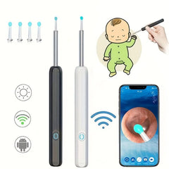 Earwax Removal Tool With High - resolution Camera 360° Angle Of View And 6 LED Lights - Nimall