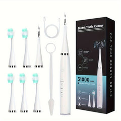 Electric Dental Flosser and Toothbrush Combo Set - Portable Tooth Cleaner with Rechargeable Lithium Battery - Nimall