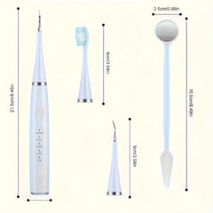 Electric Dental Flosser and Toothbrush Combo Set - Portable Tooth Cleaner with Rechargeable Lithium Battery - Nimall