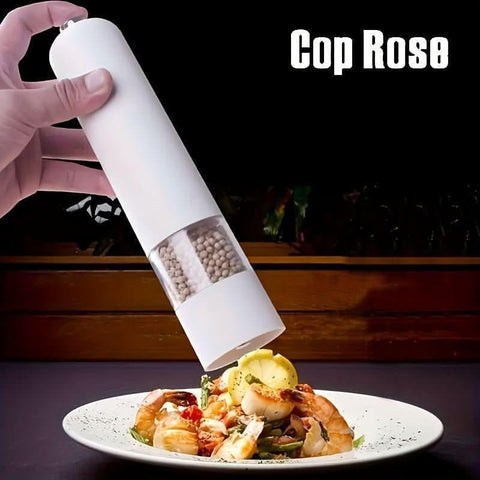 Electric Salt And Pepper Grinder Set - Automatic Spice Mill With Adjustable Coarseness - Perfect For Cooking & BBQs! - Nimall