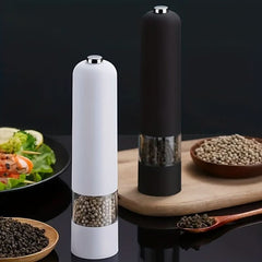 Electric Salt And Pepper Grinder Set - Automatic Spice Mill With Adjustable Coarseness - Perfect For Cooking & BBQs! - Nimall