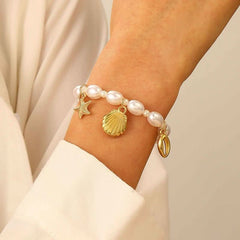 Fashion Pearl Bracelet Beach Ocean Shell Bracelet - Nimall