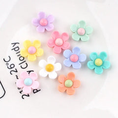 Flower earrings student small daisy earrings - Nimall