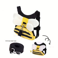 Harness With Traction Safety Rope Yellow Bees Cute Anti - lost Backpack - Nimall