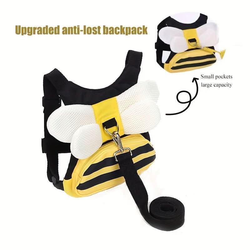 Harness With Traction Safety Rope Yellow Bees Cute Anti - lost Backpack - Nimall