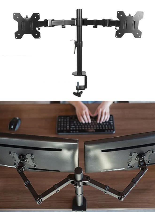 Heavy Duty Double Arm Standing Monitor Stand NO003 AL177 - Nimall