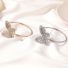 Hollow zircon butterfly bracelet - Nimall