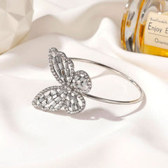 Hollow zircon butterfly bracelet - Nimall