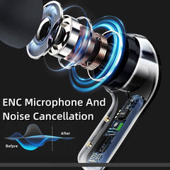 In - ear noise - cancelling wireless Bluetooth Headphone EL057 - Nimall