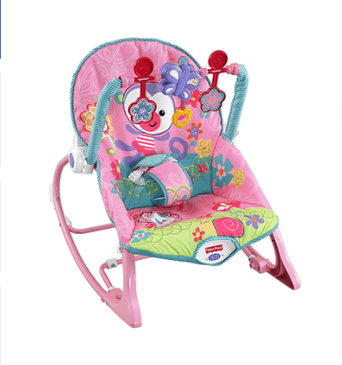 Infant To Toddler Recliner Rocker With Soothing Vibration And Adjustable 3 - points Harness - Nimall