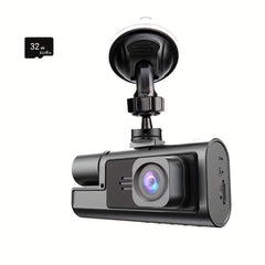 Infrared Night Vision Dash Cam HD 1080P Three Lens Optional Reverse Image 50% - Nimall