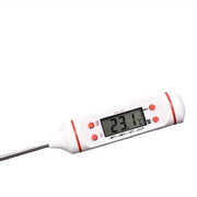 Instant Read Digital Meat Thermometer With Probe - Perfect For Grilling, Bbqs & Kitchen Use - Includes Battery - Nimall