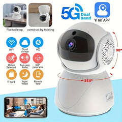 Intelligent 1080P 5Ghz indoor camera - Nimall