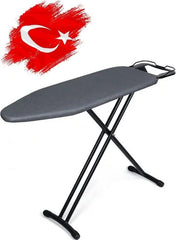 Ironing board with heat - resistant black cover, size 130 x 46 cmAL156 - Nimall