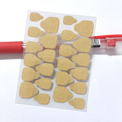 Kraft paper jelly glue wearing nail jelly glue giant sticky peelable primer yellow glue nail sticker giant sticky waterproof - Nimall